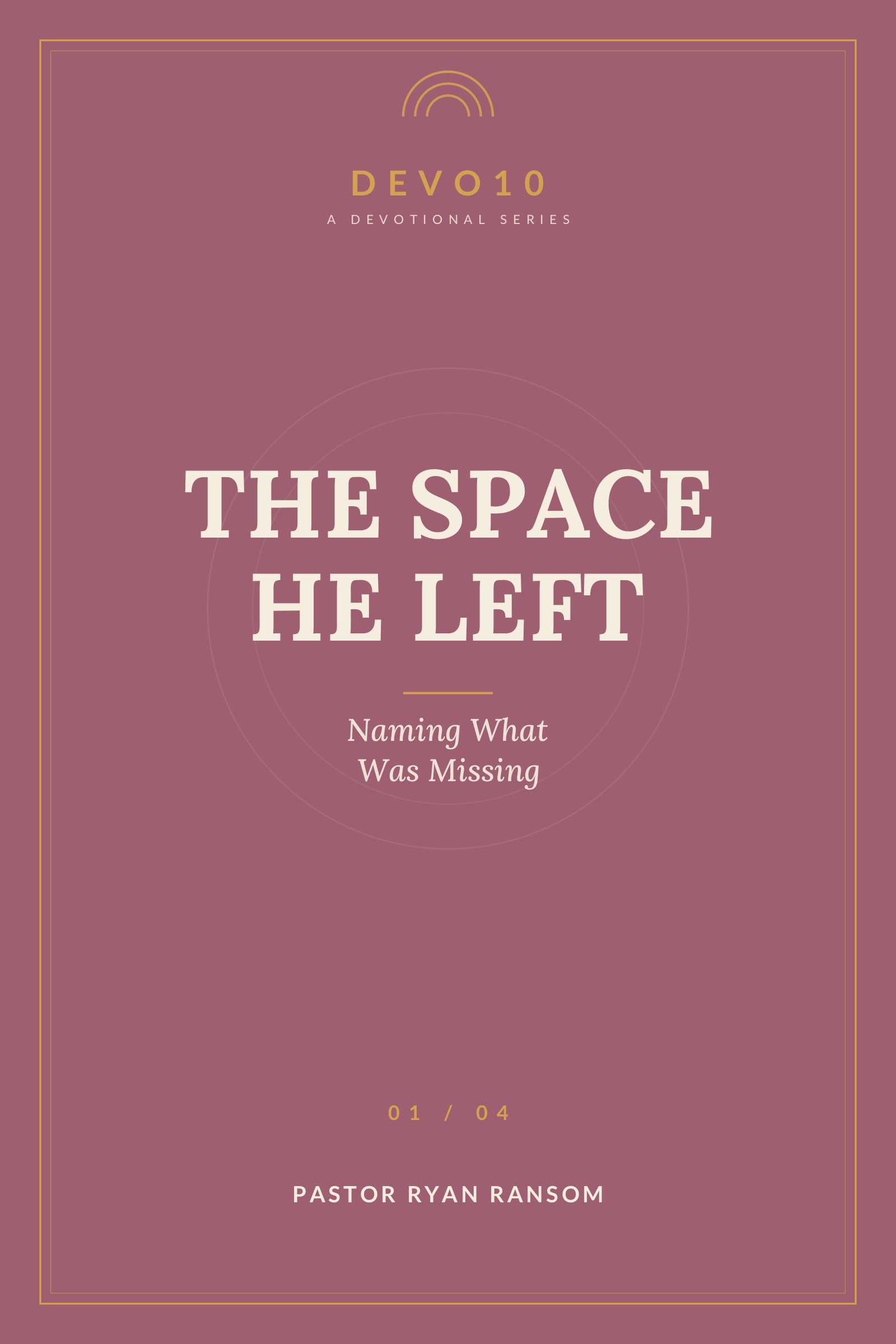 The Space He Left cover