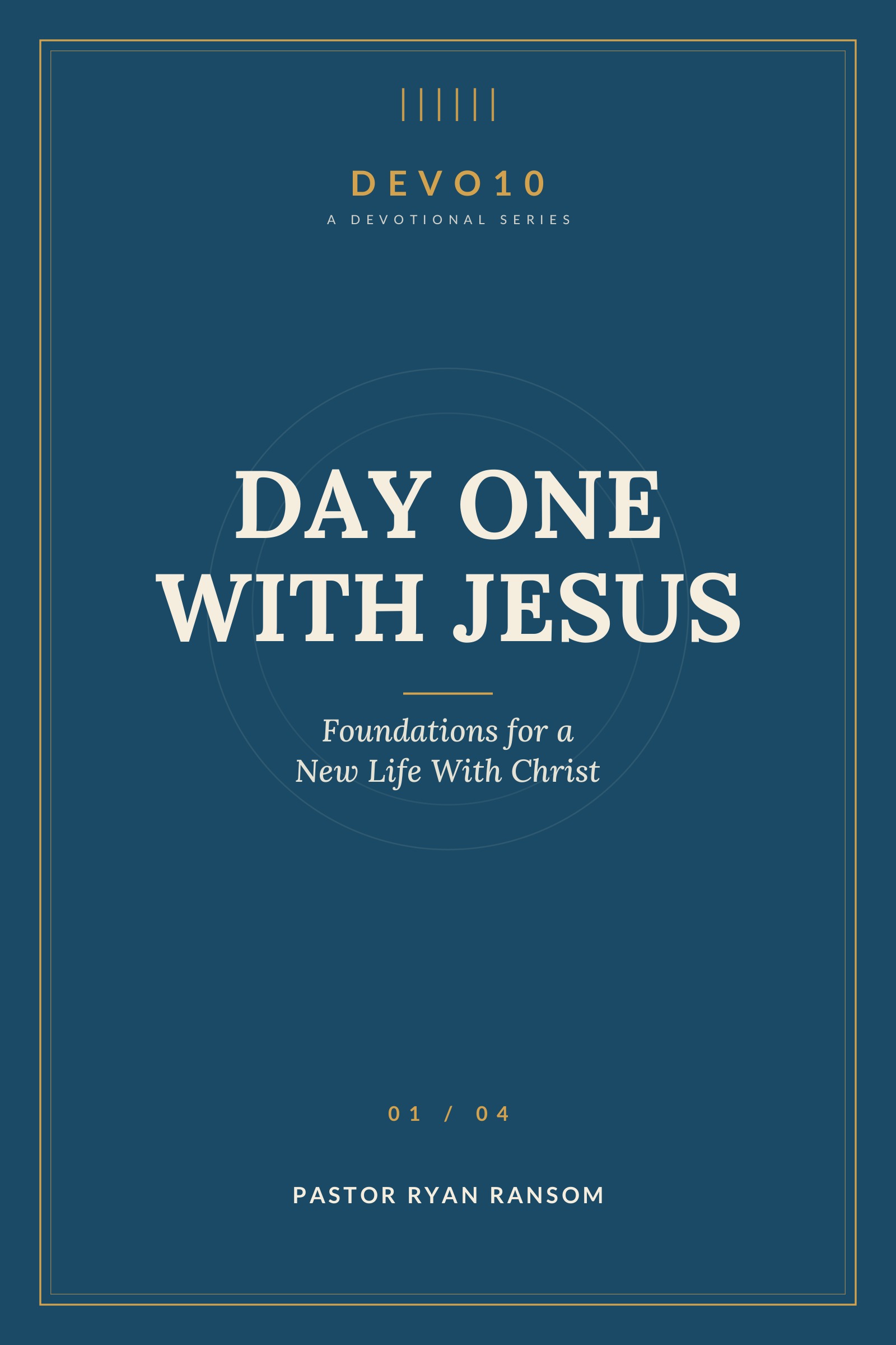 Day One With Jesus cover