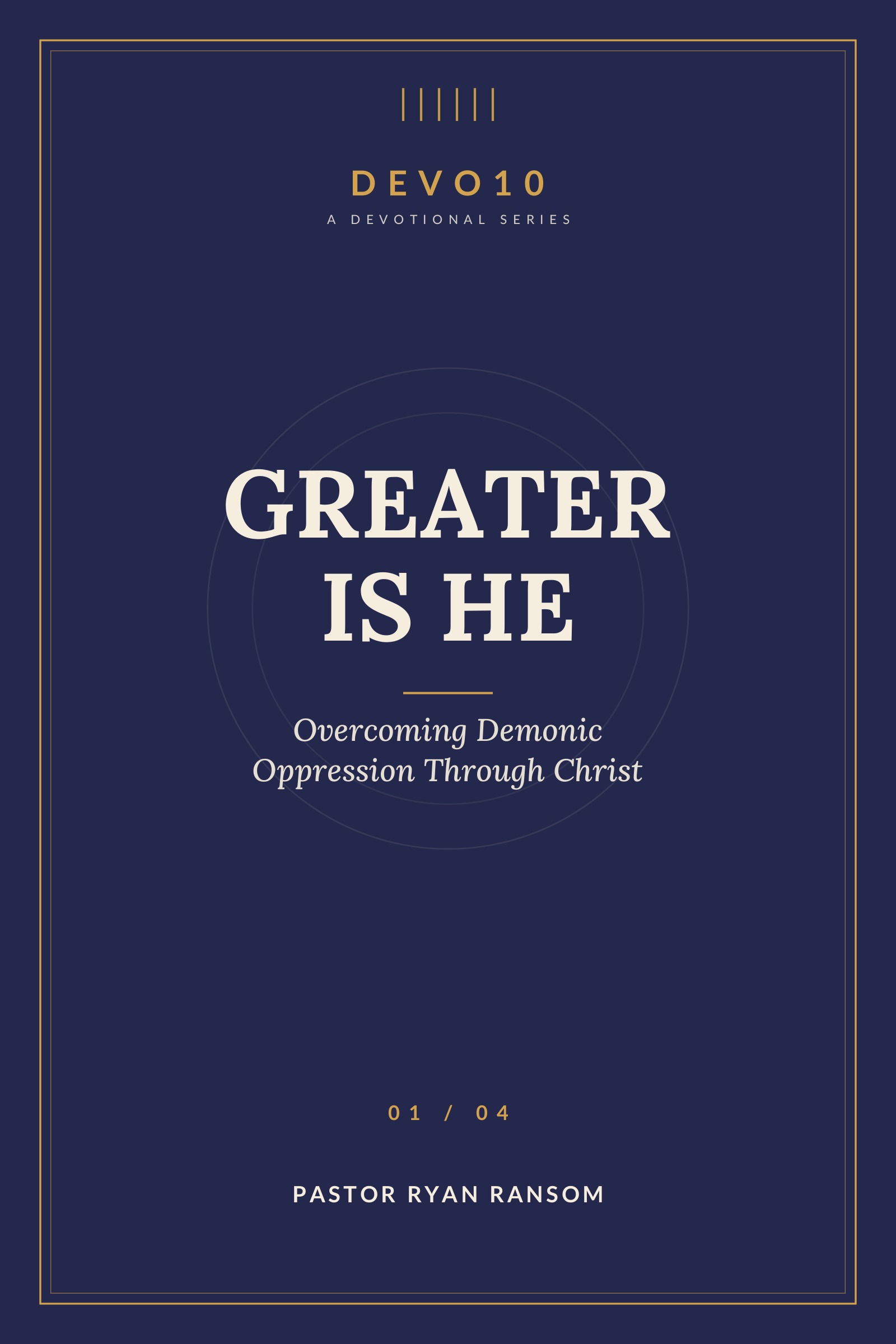 Greater Is He cover