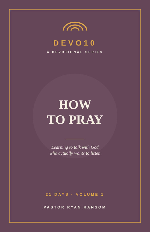 How to Pray cover