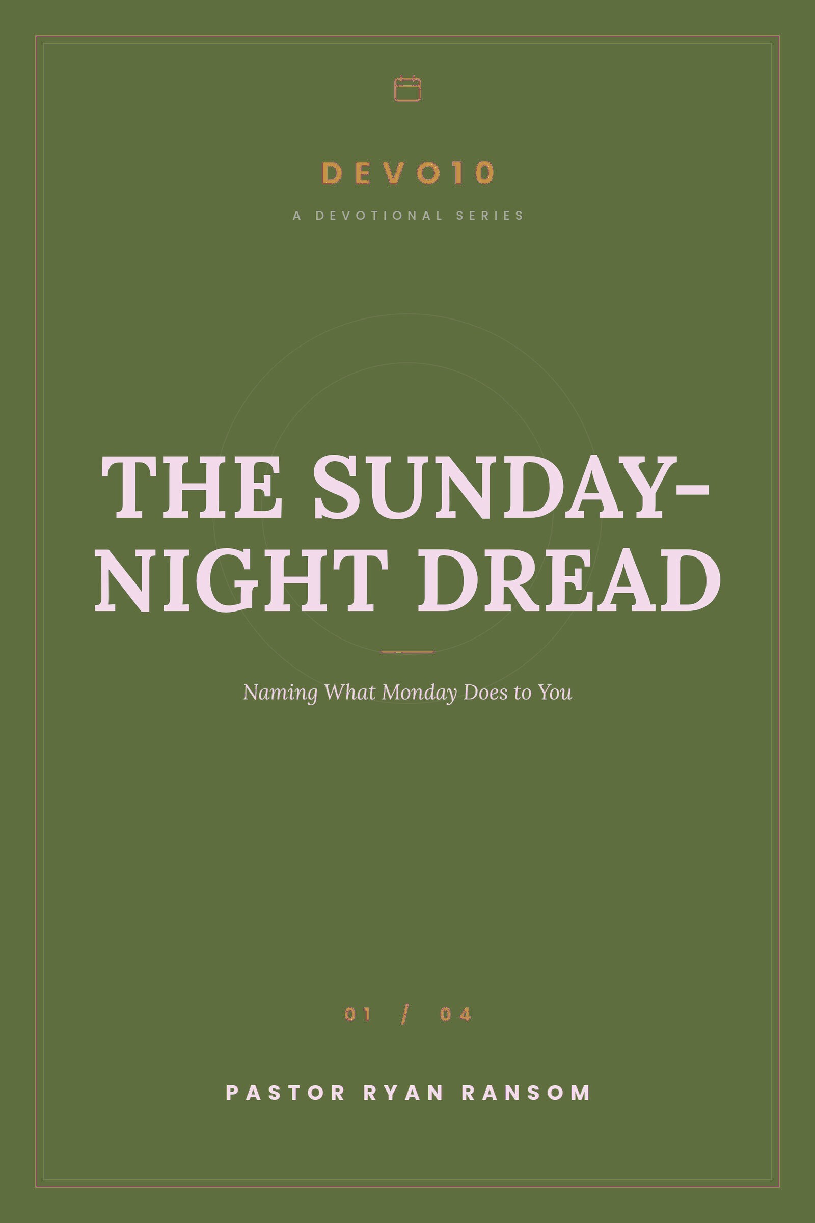 The Sunday-night Dread cover