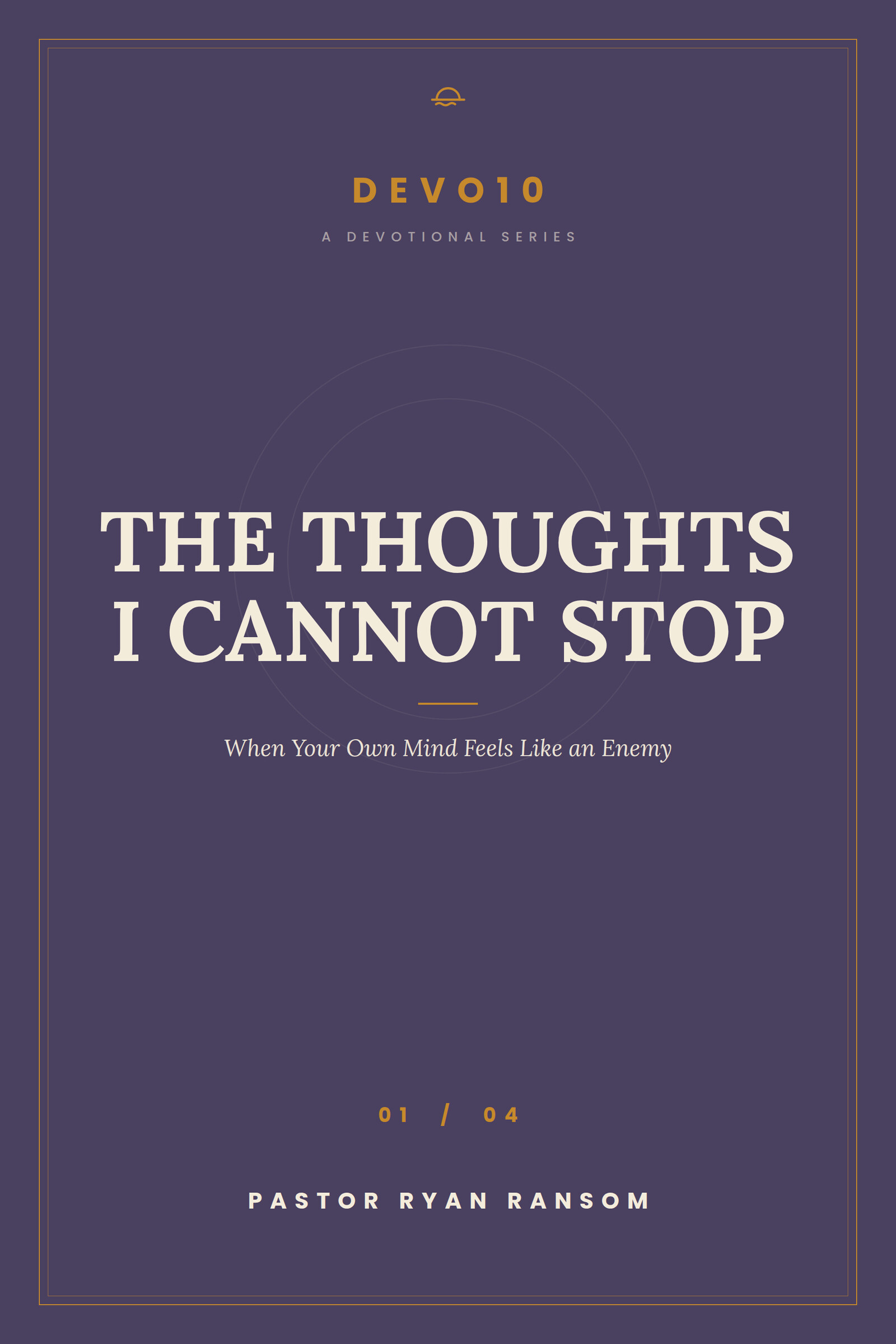 The Thoughts I Cannot Stop cover