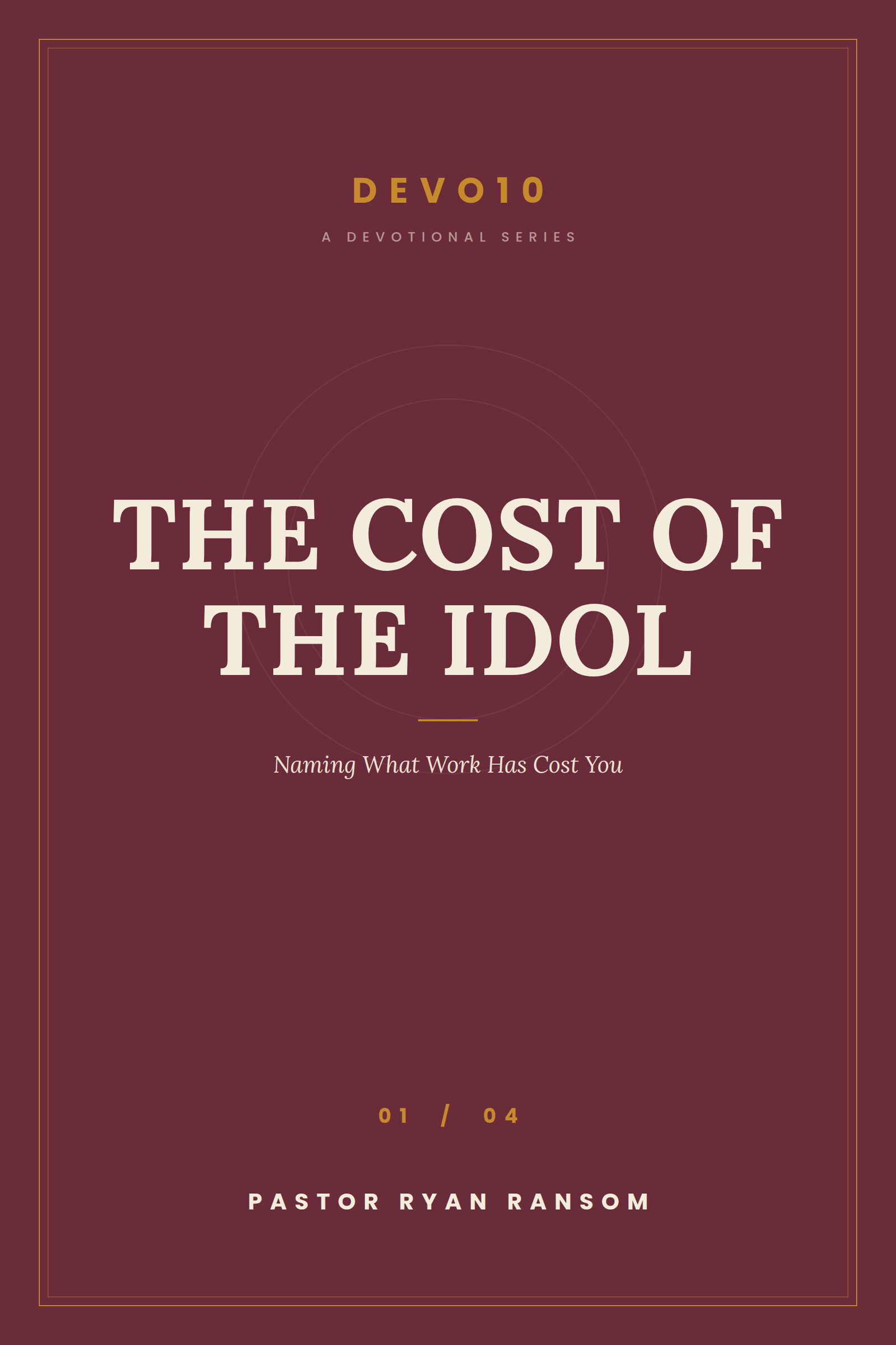 The Cost of the Idol cover