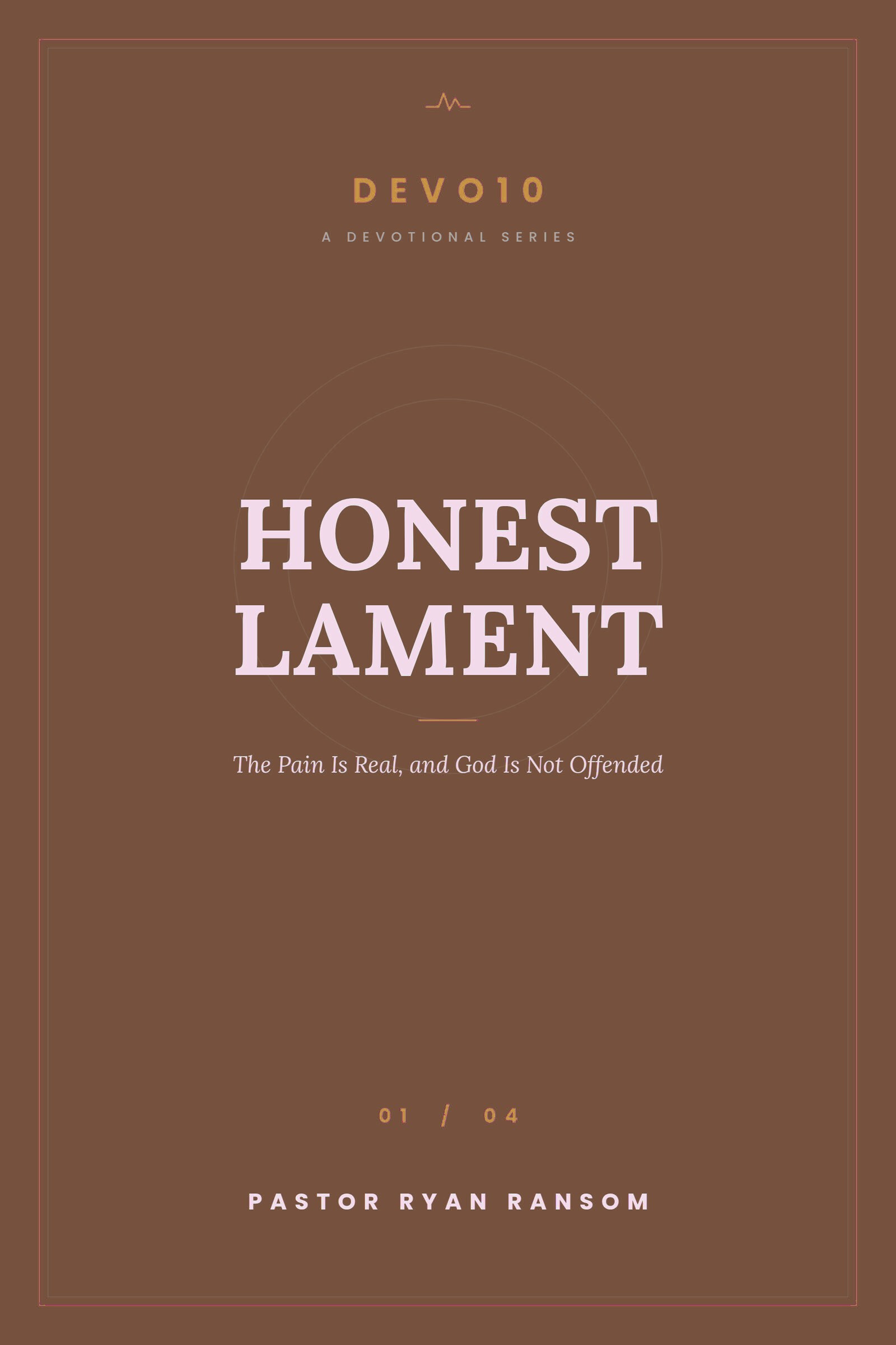 Honest Lament cover