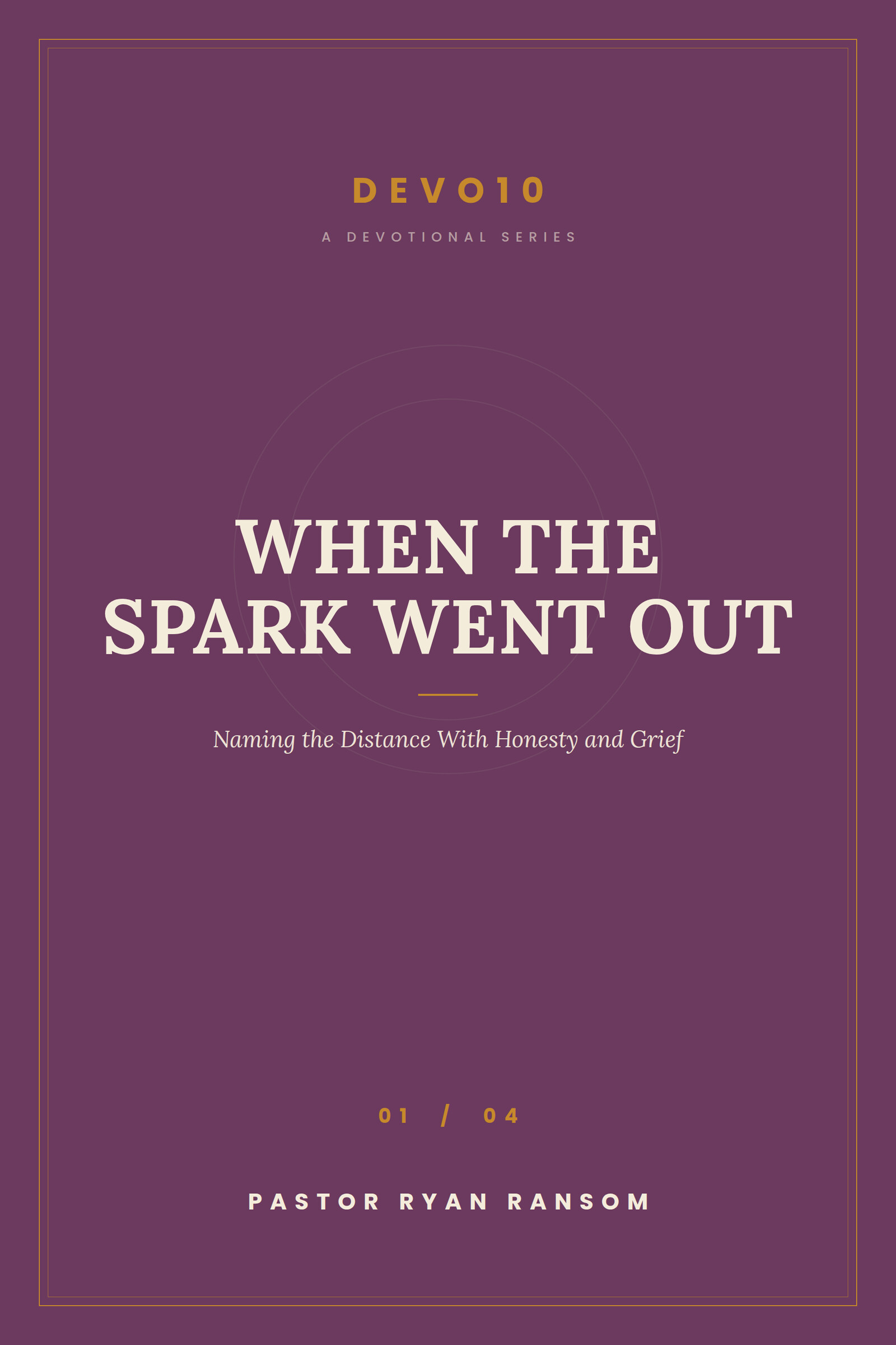 When the Spark Went Out cover