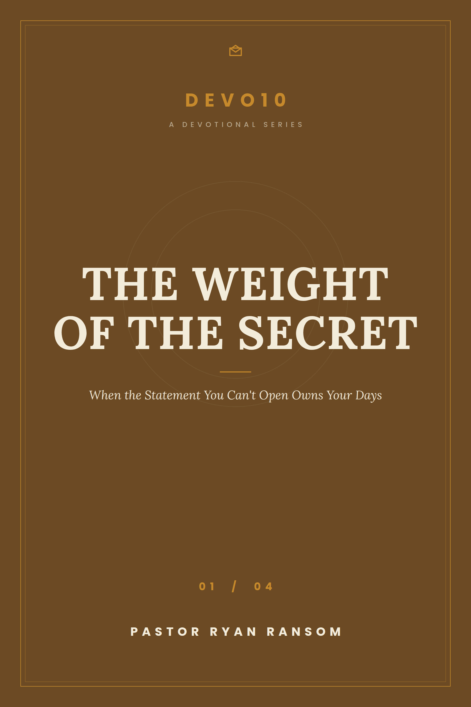 The Weight of the Secret cover