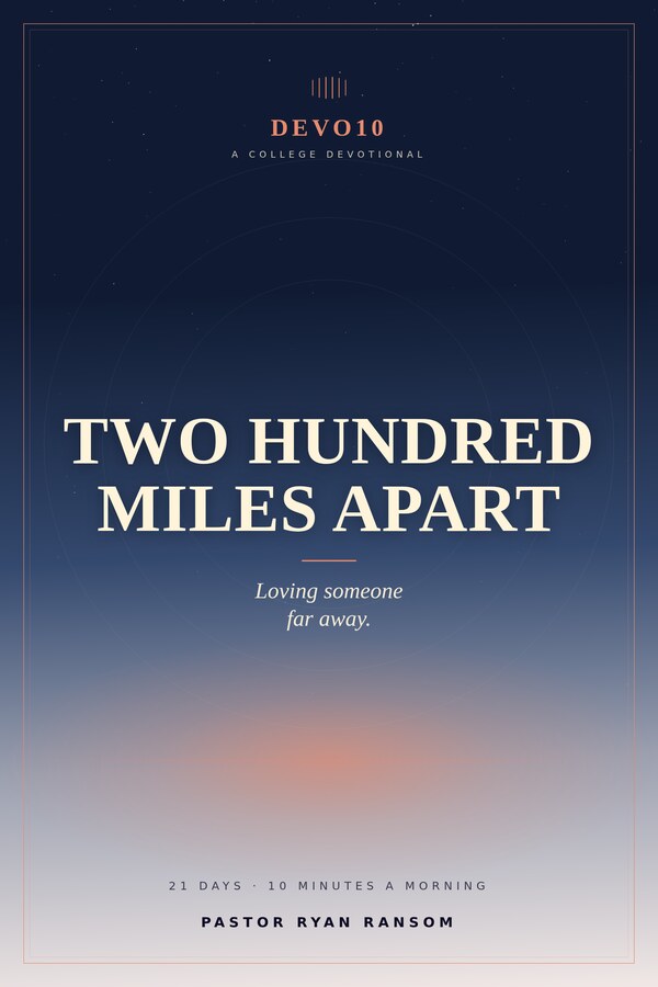 Two Hundred Miles Apart cover