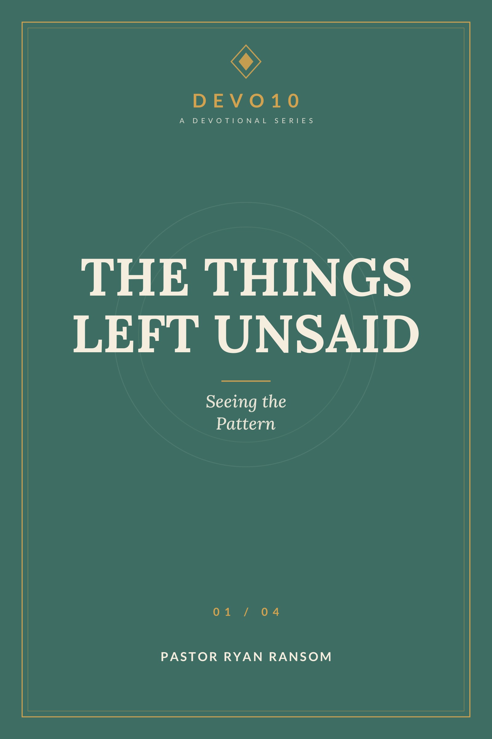The Things Left Unsaid cover